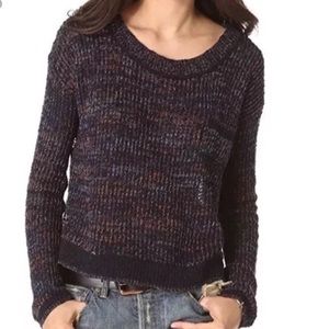Free People Sweet Jane Crochet Pullover Sweater